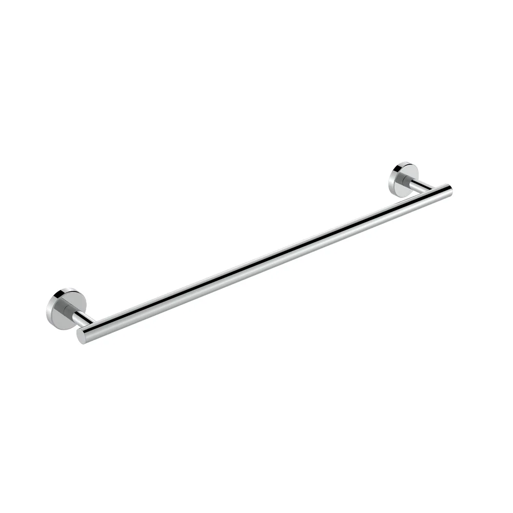 Single Towel Bar, Round in Chrome, model 6601S017-CHR