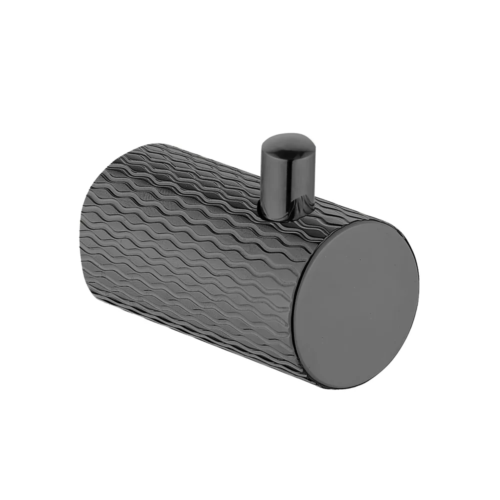 Robe Hook, Textured in Gunmetal, model 6604C007-GM
