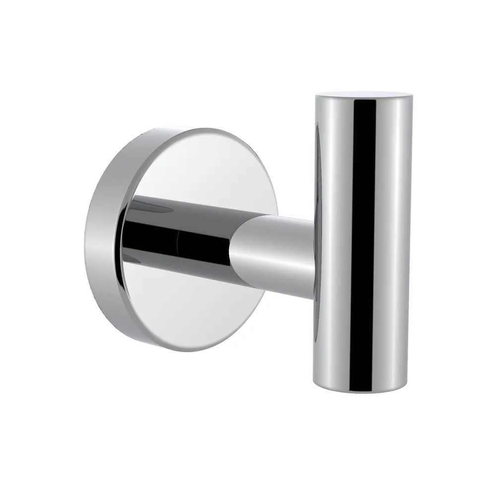 Robe Hook, Round in Chrome, model 6604S017-CHR