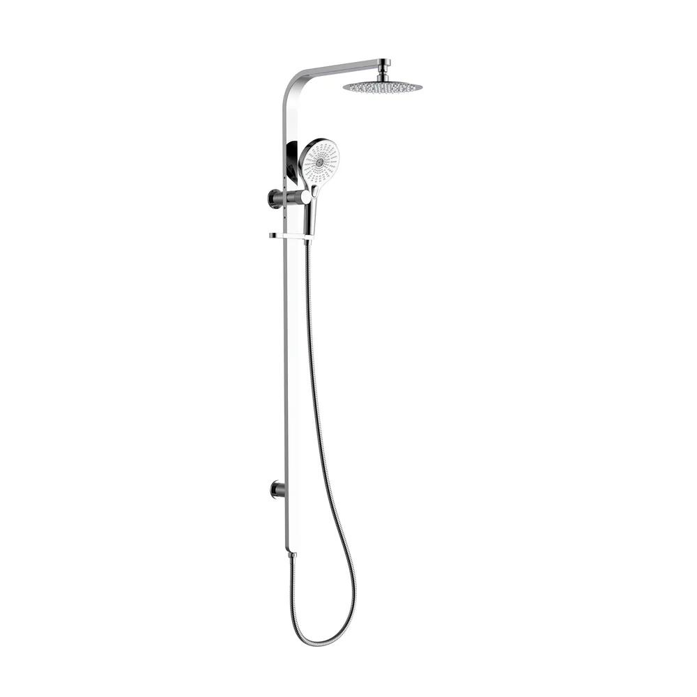 Twin Shower Set, Square in Chrome, model 86H74-CHR