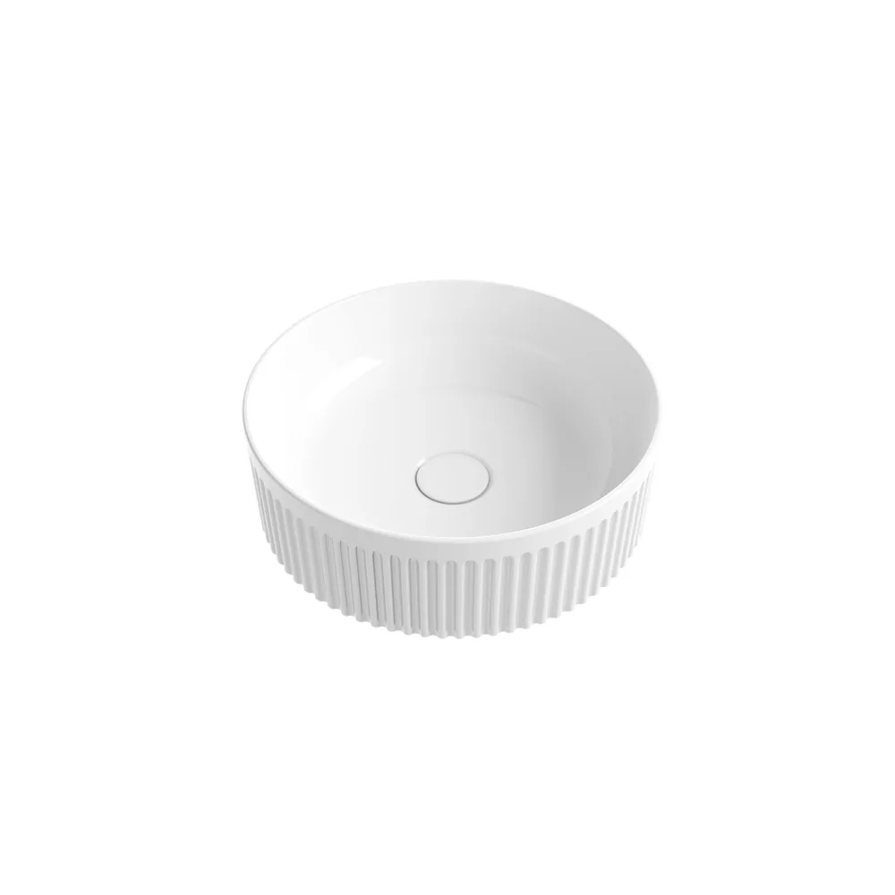 Above Counter Basin | White Round 390x390 B BA-WH-RD-3939B above counter basin