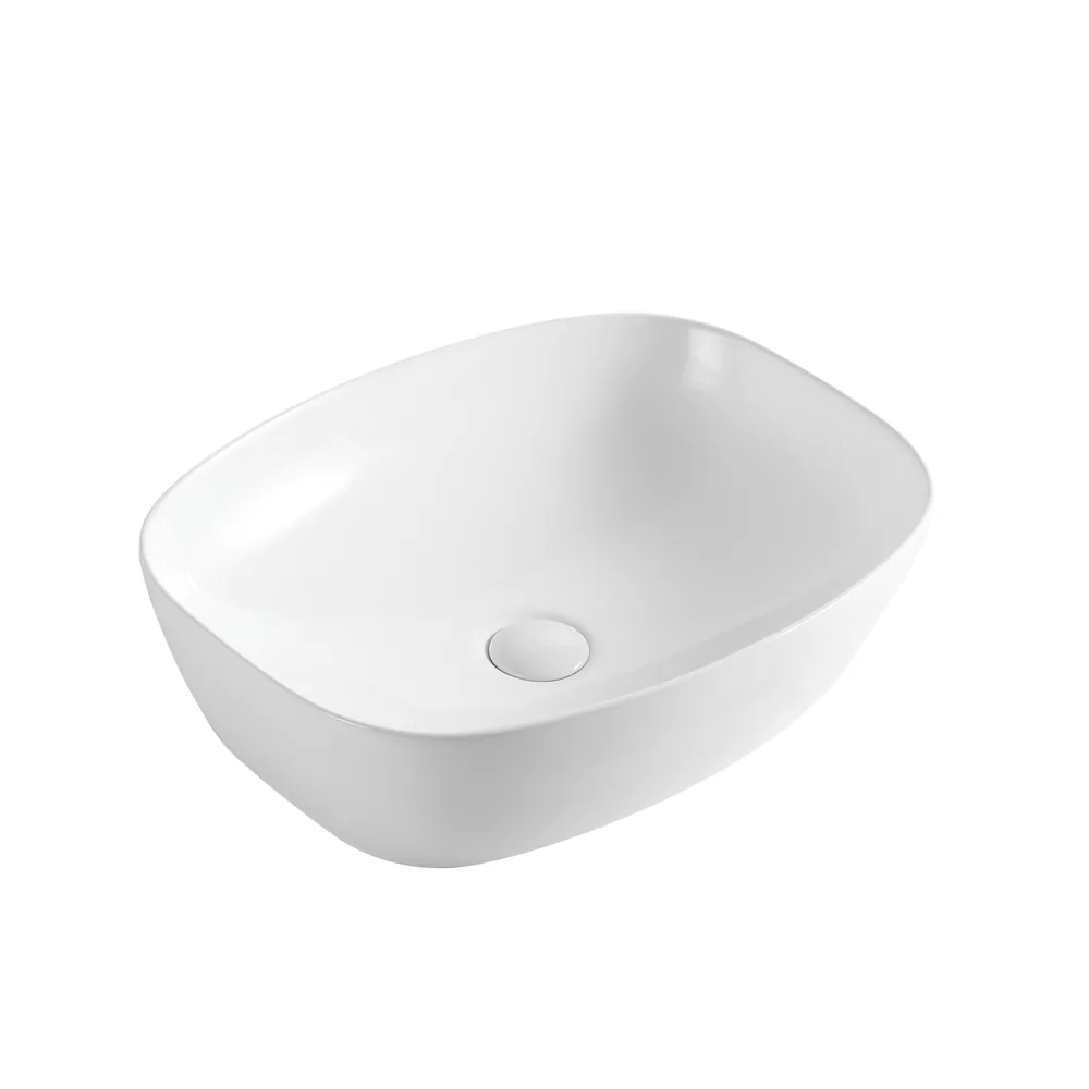 Above Counter Basin | White Rectangle 500x380 B BA-WH-REC-5038B above counter basin