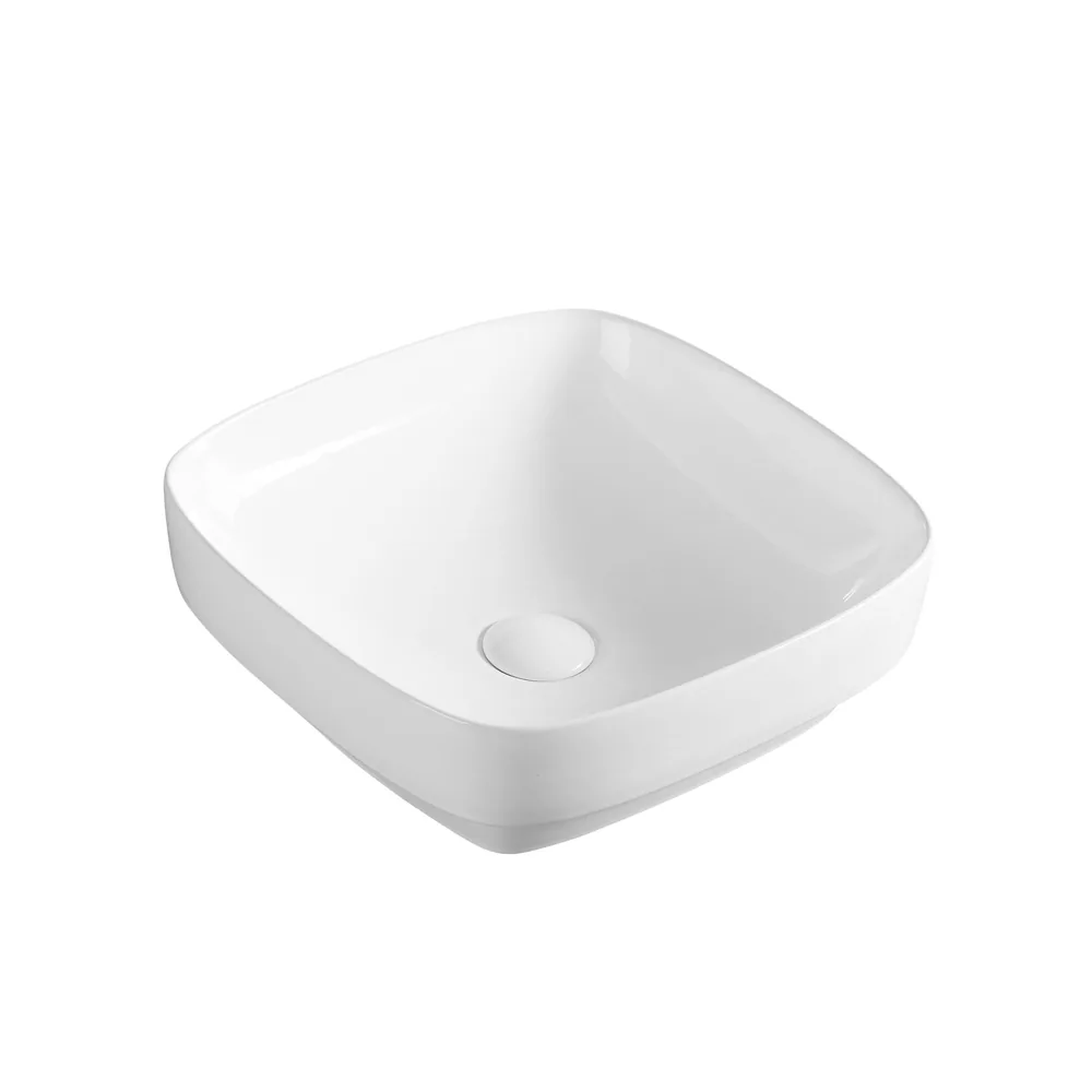 Above Counter Basin | White Square 400x400 BA-WH-SQ-4040 above counter basin