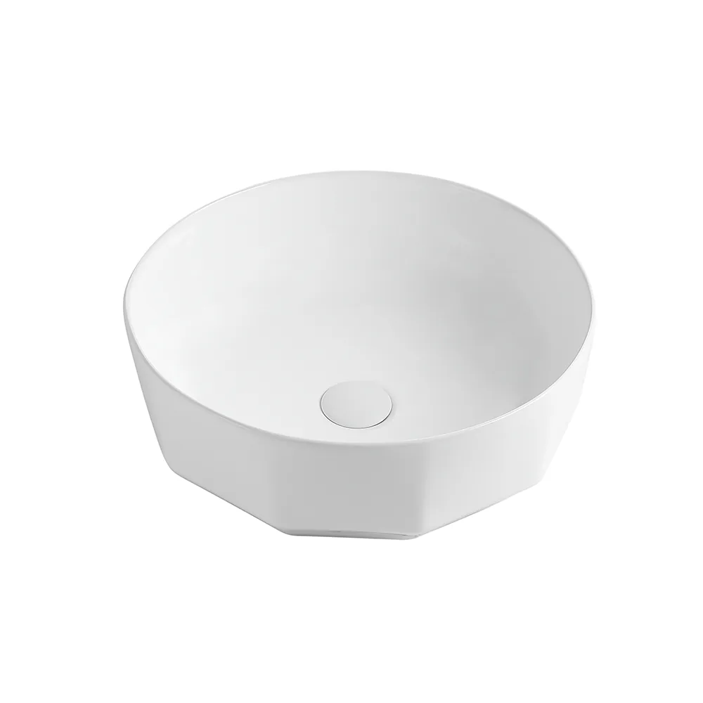 Above Counter Basin | White Round 420x420 B BA-WH-SQ-4242B above counter basin
