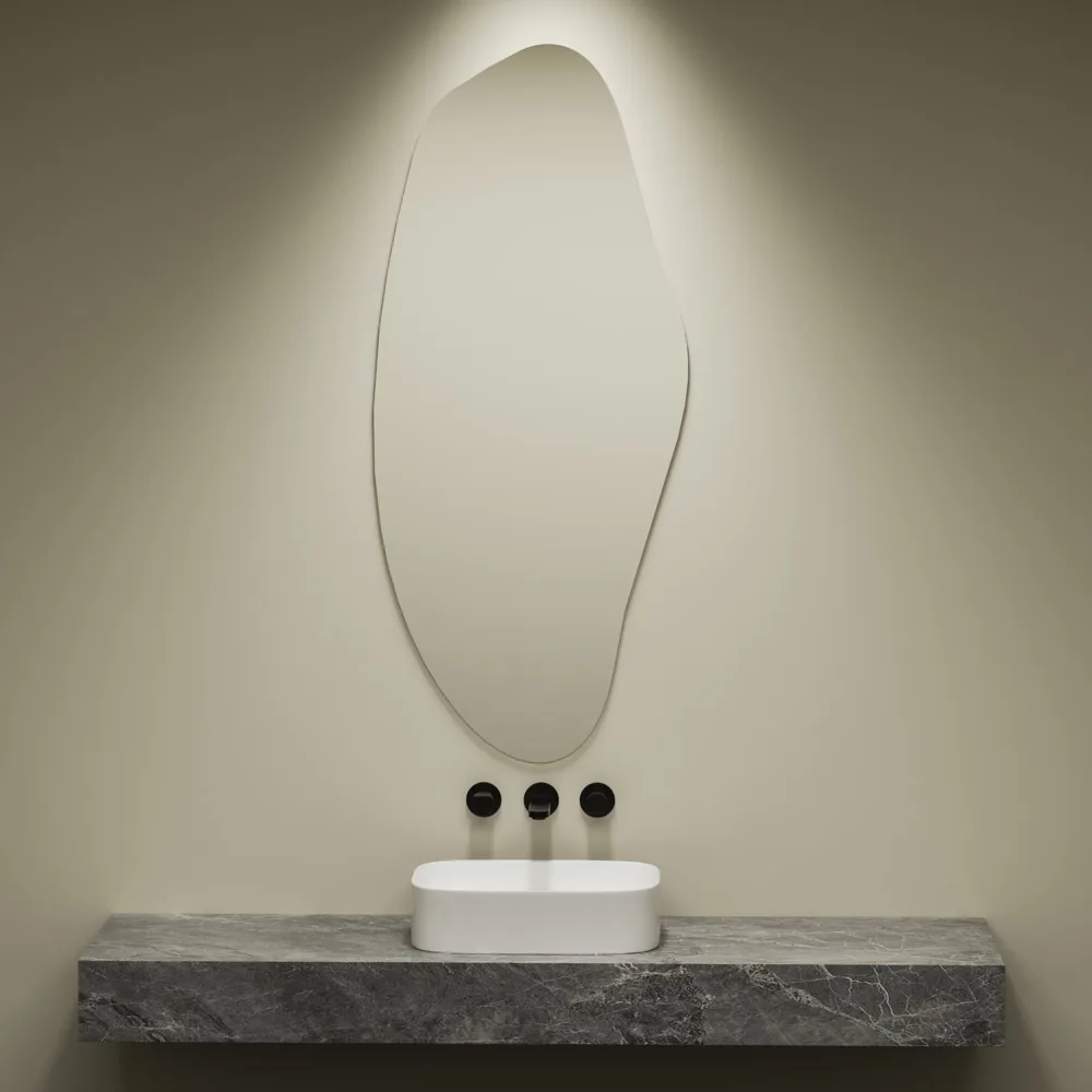 LED Smart Mirror | Portrait 1200x600, SM-LED-V-12060 LED mirror