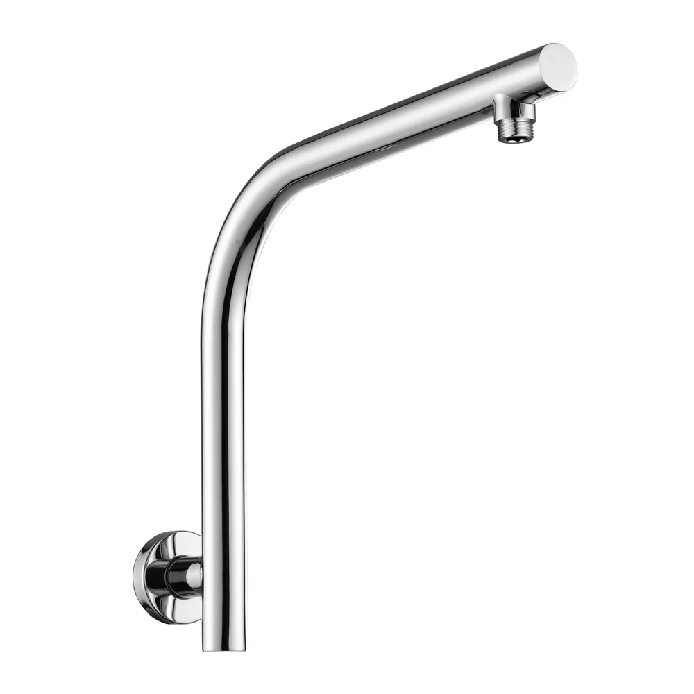 Shower Arm, High-Rise Gooseneck in Chrome, model SA08-CHR