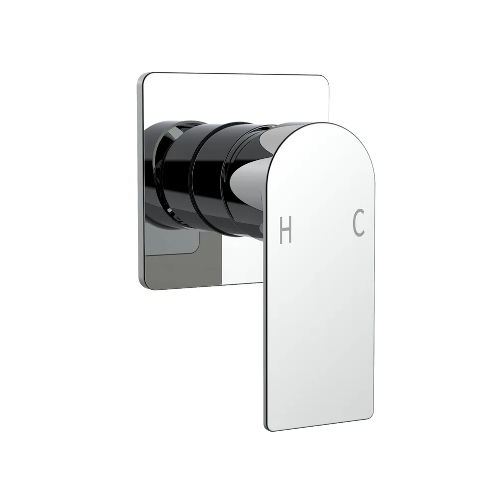 Shower Mixer, Square in Chrome, model V14S-CHR