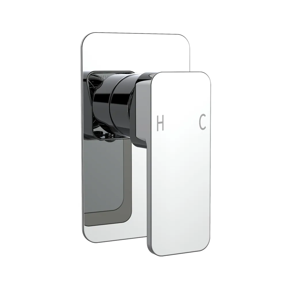 Shower Mixer, Rectangular in Chrome, model V20S-CHR